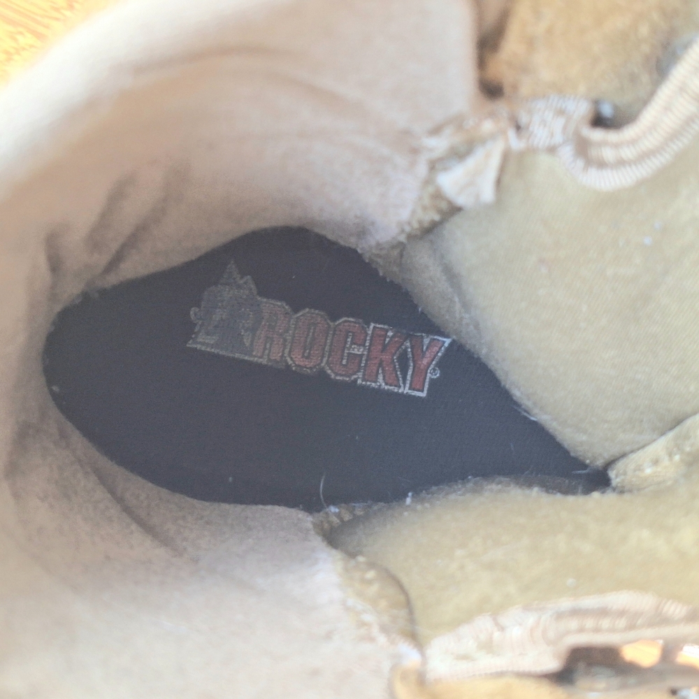 Rocky S2V Tactical Military Boot Coyote Brown RKC050 Men's size 8.5 Indoor Wear - Picture 7 of 16